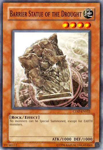 Barrier Statue of the Drought — Cyberdark Impact - Unlimited — Yu-Gi-Oh!