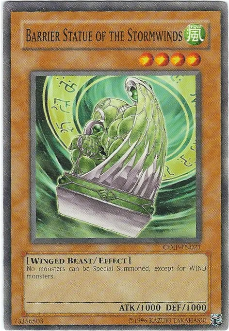 Barrier Statue of the Stormwinds — Cyberdark Impact - Unlimited — Yu-Gi-Oh!
