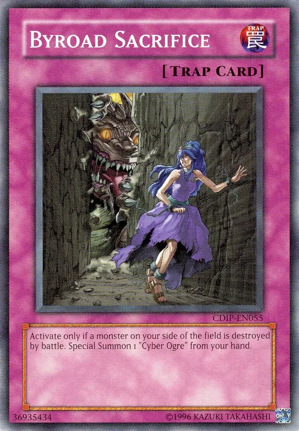 Sacrifice de Byroad — Cyberdark Impact - Unlimited — Yu-Gi-Oh!