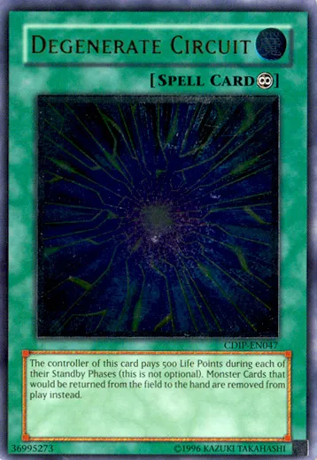 Degenerate Circuit — Cyberdark Impact - Unlimited — Yu-Gi-Oh!