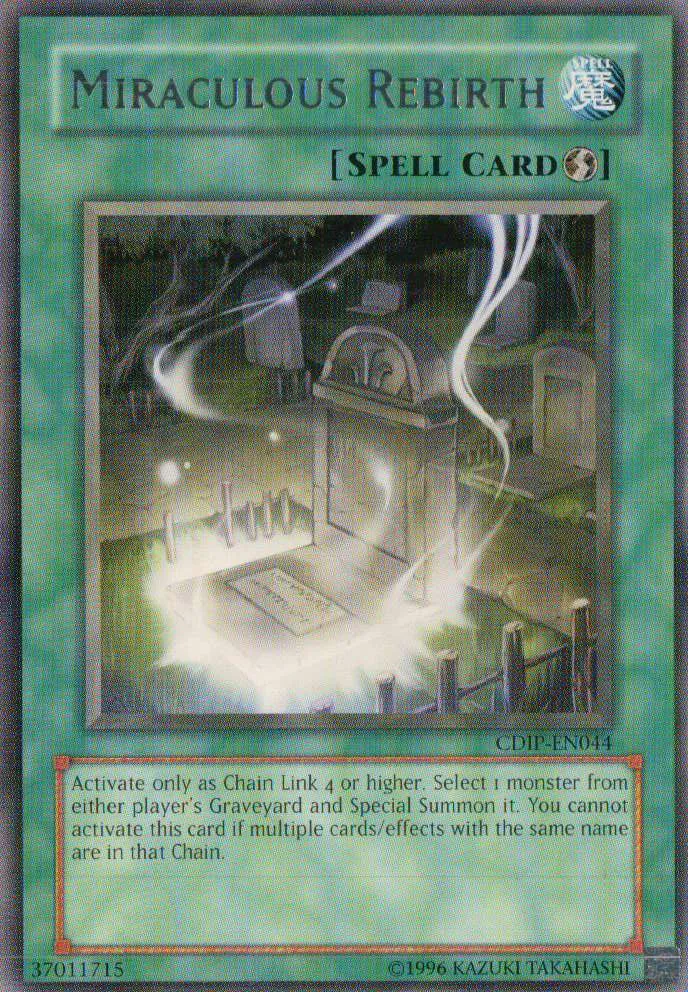 Miraculous Rebirth — Cyberdark Impact - Unlimited — Yu-Gi-Oh!