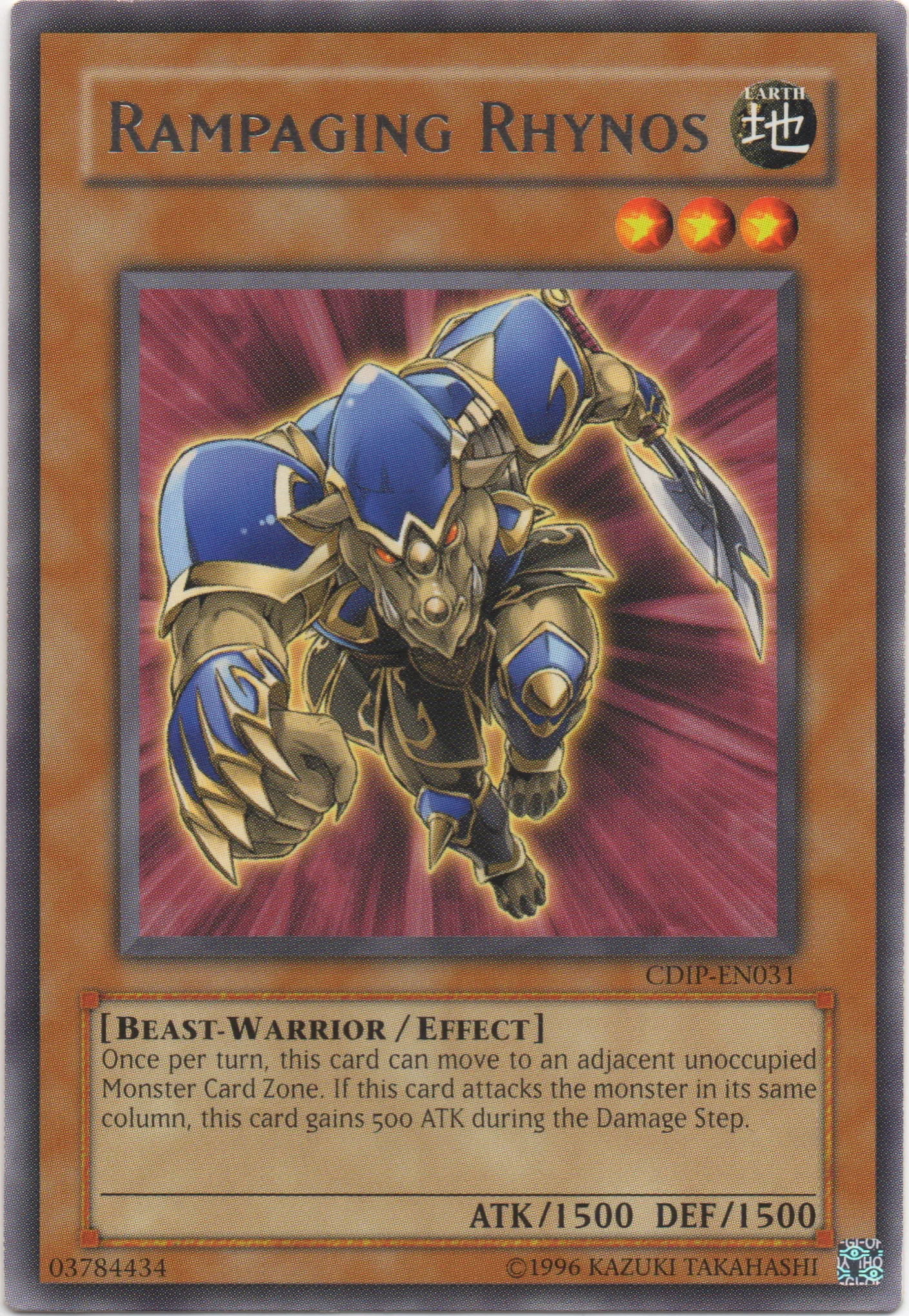 Rampaging Rhynos — Cyberdark Impact - Unlimited — Yu-Gi-Oh!