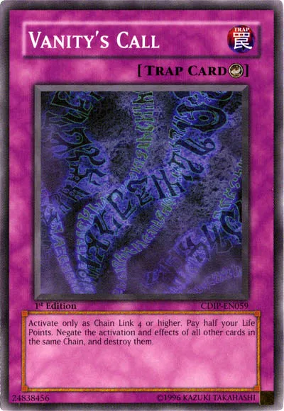 Appel de la Vanité — Cyberdark Impact — Yu-Gi-Oh!
