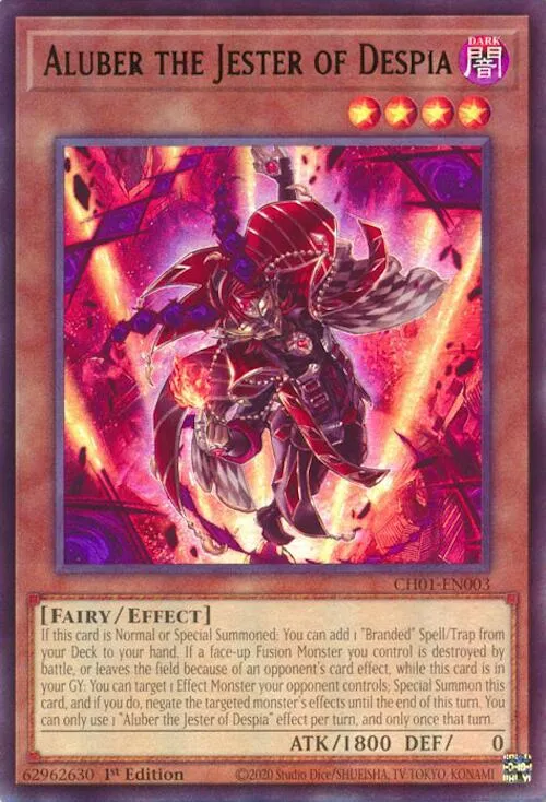 Aluber le Fou de Despia — THE CHRONICLES DECK: The Fallen & The Virtuous (All-Foil Edition) — Yu-Gi-Oh!
