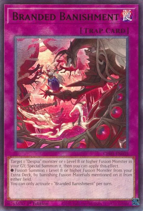 Branded Banishment — THE CHRONICLES DECK: The Fallen & The Virtuous (All-Foil Edition) — Yu-Gi-Oh!