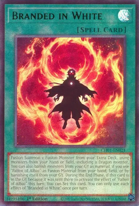 Branded in White — THE CHRONICLES DECK: The Fallen & The Virtuous (All-Foil Edition) — Yu-Gi-Oh!