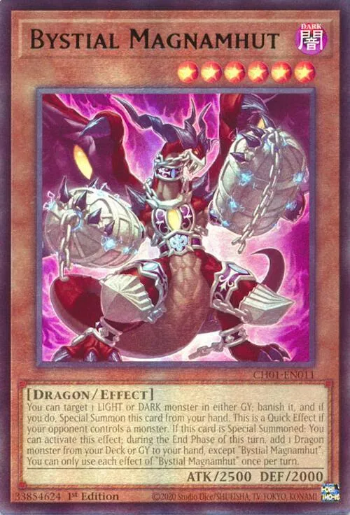 Bystial Magnamhut — THE CHRONICLES DECK: The Fallen & The Virtuous (All-Foil Edition) — Yu-Gi-Oh!