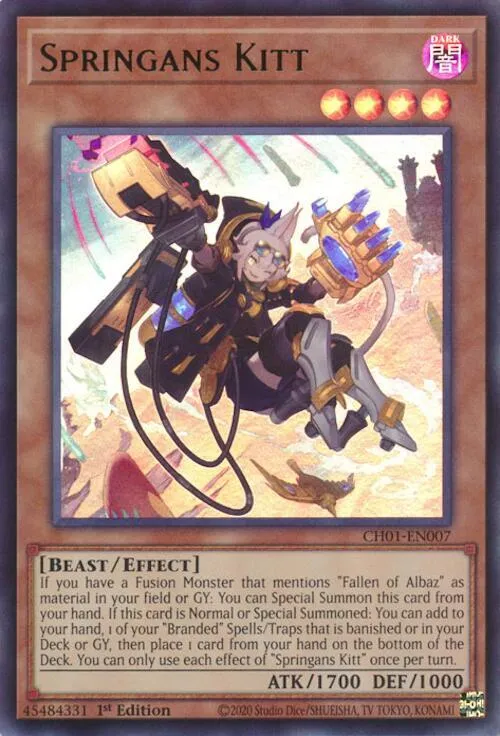 Kitt Springans — THE CHRONICLES DECK: The Fallen & The Virtuous (All-Foil Edition) — Yu-Gi-Oh!