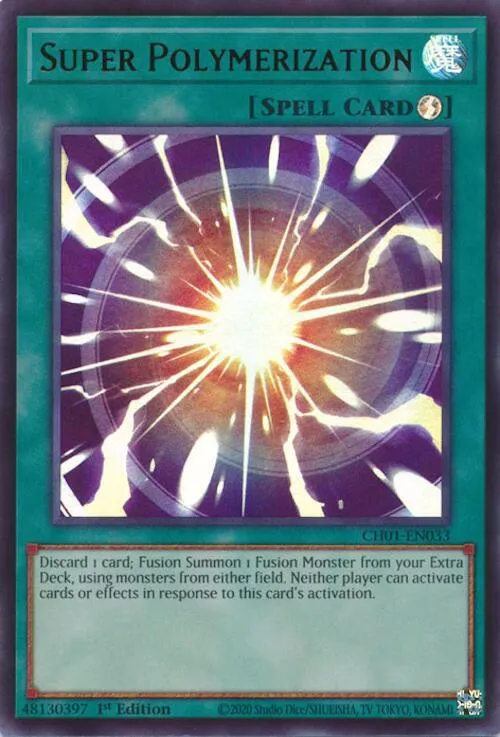 Super Polymerization — THE CHRONICLES DECK: The Fallen & The Virtuous (All-Foil Edition) — Yu-Gi-Oh!