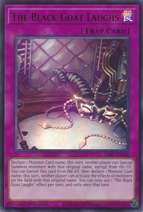 The Black Goat Laughs — THE CHRONICLES DECK: The Fallen & The Virtuous (All-Foil Edition) — Yu-Gi-Oh!