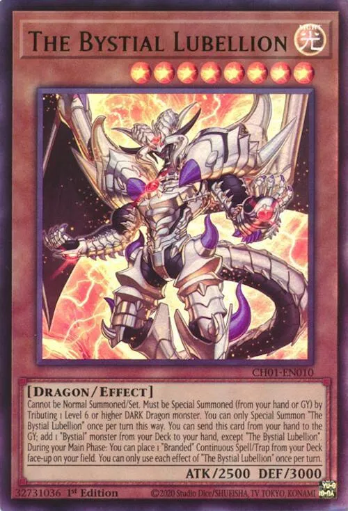 The Bystial Lubellion — THE CHRONICLES DECK: The Fallen & The Virtuous (All-Foil Edition) — Yu-Gi-Oh!