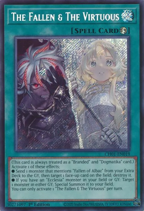 The Fallen & The Virtuous — THE CHRONICLES DECK: The Fallen & The Virtuous (All-Foil Edition) — Yu-Gi-Oh!