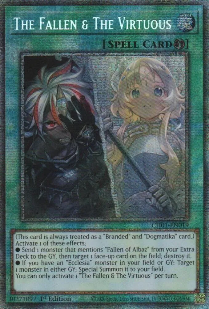 The Fallen & The Virtuous — THE CHRONICLES DECK: The Fallen & The Virtuous (All-Foil Edition) — Yu-Gi-Oh!