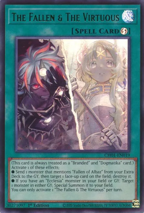 The Fallen & The Virtuous — THE CHRONICLES DECK: The Fallen & The Virtuous (All-Foil Edition) — Yu-Gi-Oh!