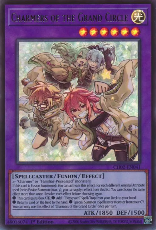 Charmers of the Grand Circle — THE CHRONICLES DECK: Spirit Charmers (All-Foil Edition) — Yu-Gi-Oh!