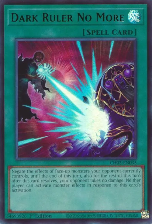 Dark Ruler No More — THE CHRONICLES DECK: Spirit Charmers (All-Foil Edition) — Yu-Gi-Oh!