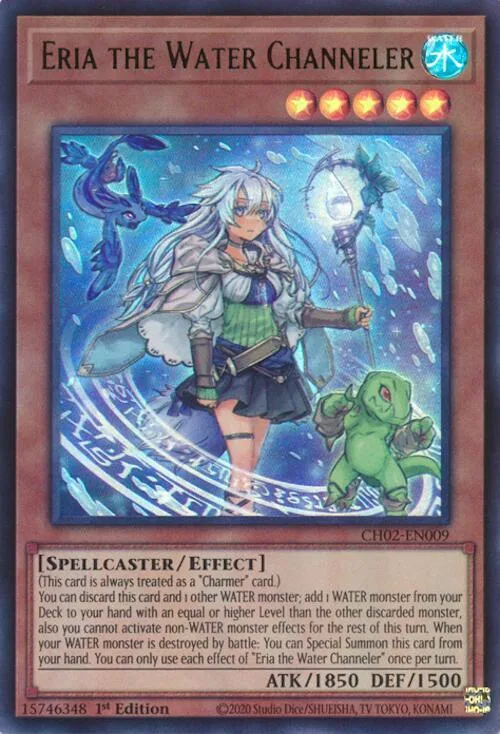 Eria la Canalisatrice d'Eau — THE CHRONICLES DECK: Spirit Charmers (All-Foil Edition) — Yu-Gi-Oh!