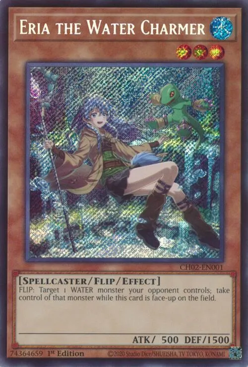 Eria la Charmeuse d'Eau — THE CHRONICLES DECK: Spirit Charmers (All-Foil Edition) — Yu-Gi-Oh!