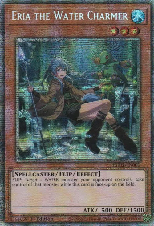 Eria la Charmeuse d'Eau — THE CHRONICLES DECK: Spirit Charmers (All-Foil Edition) — Yu-Gi-Oh!