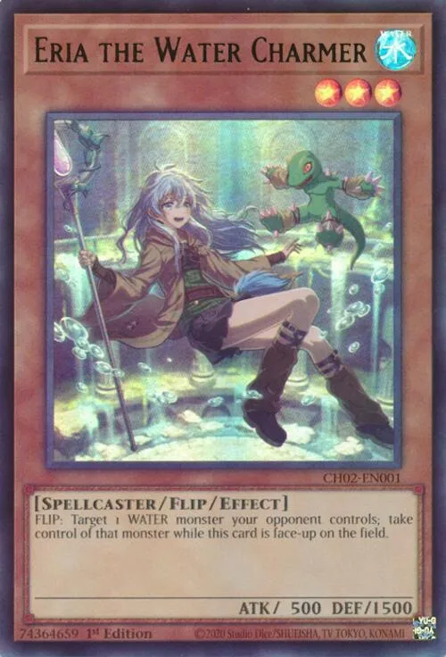 Eria la Charmeuse d'Eau — THE CHRONICLES DECK: Spirit Charmers (All-Foil Edition) — Yu-Gi-Oh!