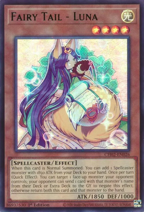 Fairy Tail - Luna — THE CHRONICLES DECK: Spirit Charmers (All-Foil Edition) — Yu-Gi-Oh!
