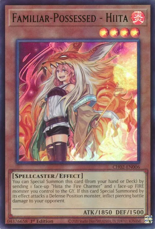 Hiita - Familier Possédé — THE CHRONICLES DECK: Spirit Charmers (All-Foil Edition) — Yu-Gi-Oh!