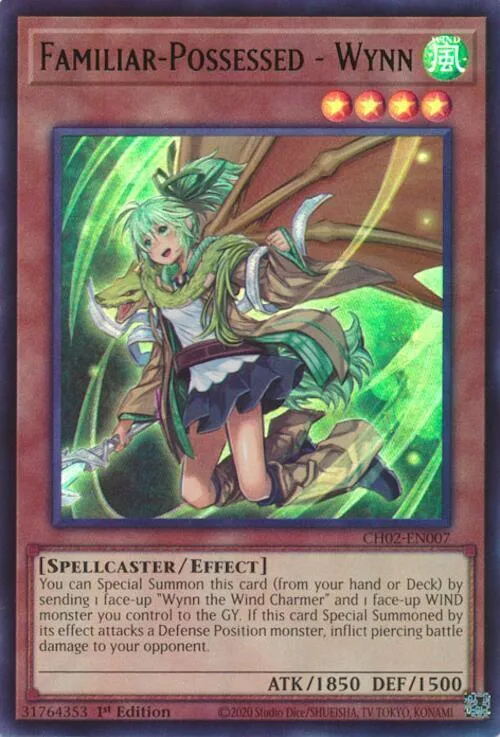 Wynn - Familier Possédé — THE CHRONICLES DECK: Spirit Charmers (All-Foil Edition) — Yu-Gi-Oh!