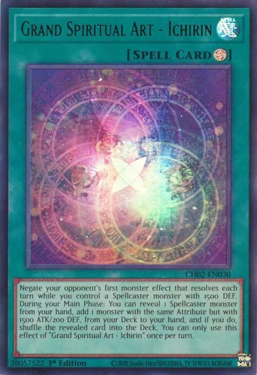 Grand Spiritual Art - Ichirin — THE CHRONICLES DECK: Spirit Charmers (All-Foil Edition) — Yu-Gi-Oh!