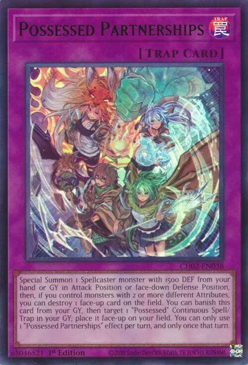 Possessed Partnerships — THE CHRONICLES DECK: Spirit Charmers (All-Foil Edition) — Yu-Gi-Oh!