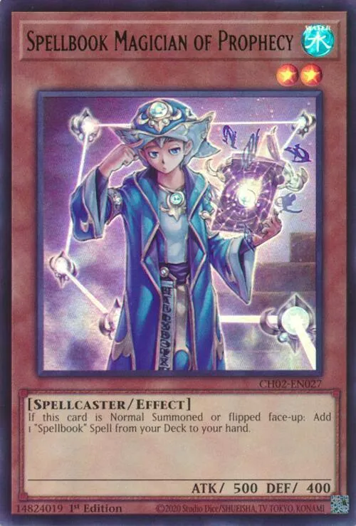 Spellbook Magician of Prophecy — THE CHRONICLES DECK: Spirit Charmers (All-Foil Edition) — Yu-Gi-Oh!