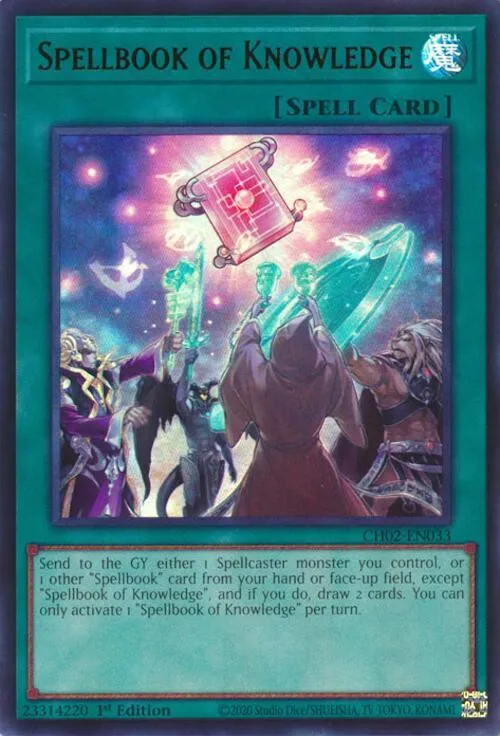 Spellbook of Knowledge — THE CHRONICLES DECK: Spirit Charmers (All-Foil Edition) — Yu-Gi-Oh!