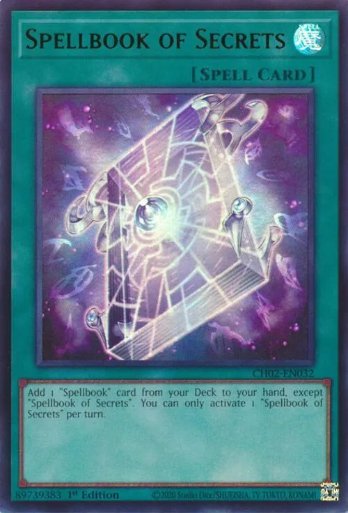Spellbook of Secrets — THE CHRONICLES DECK: Spirit Charmers (All-Foil Edition) — Yu-Gi-Oh!