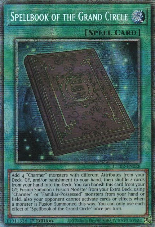 Spellbook of the Grand Circle — THE CHRONICLES DECK: Spirit Charmers (All-Foil Edition) — Yu-Gi-Oh!