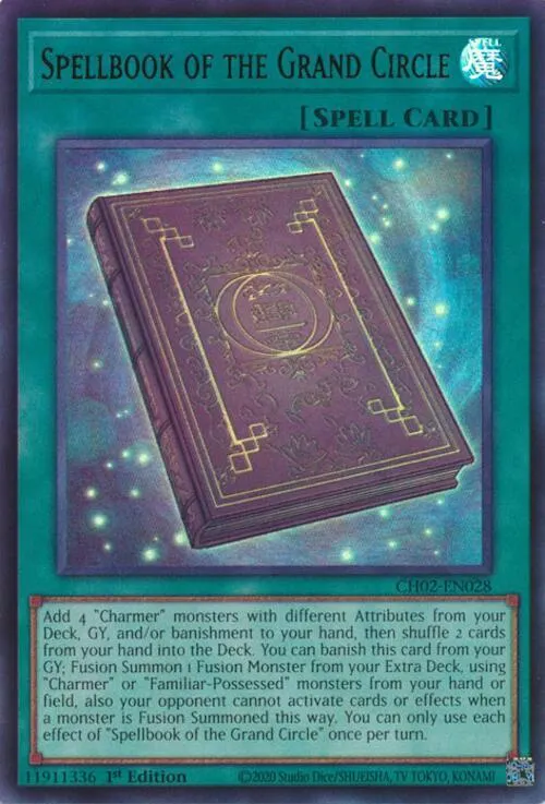 Spellbook of the Grand Circle — THE CHRONICLES DECK: Spirit Charmers (All-Foil Edition) — Yu-Gi-Oh!
