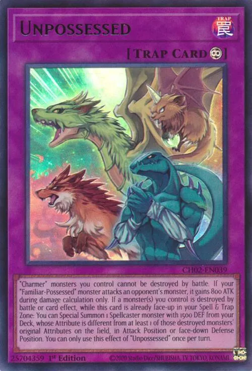 Unpossessed — THE CHRONICLES DECK: Spirit Charmers (All-Foil Edition) — Yu-Gi-Oh!