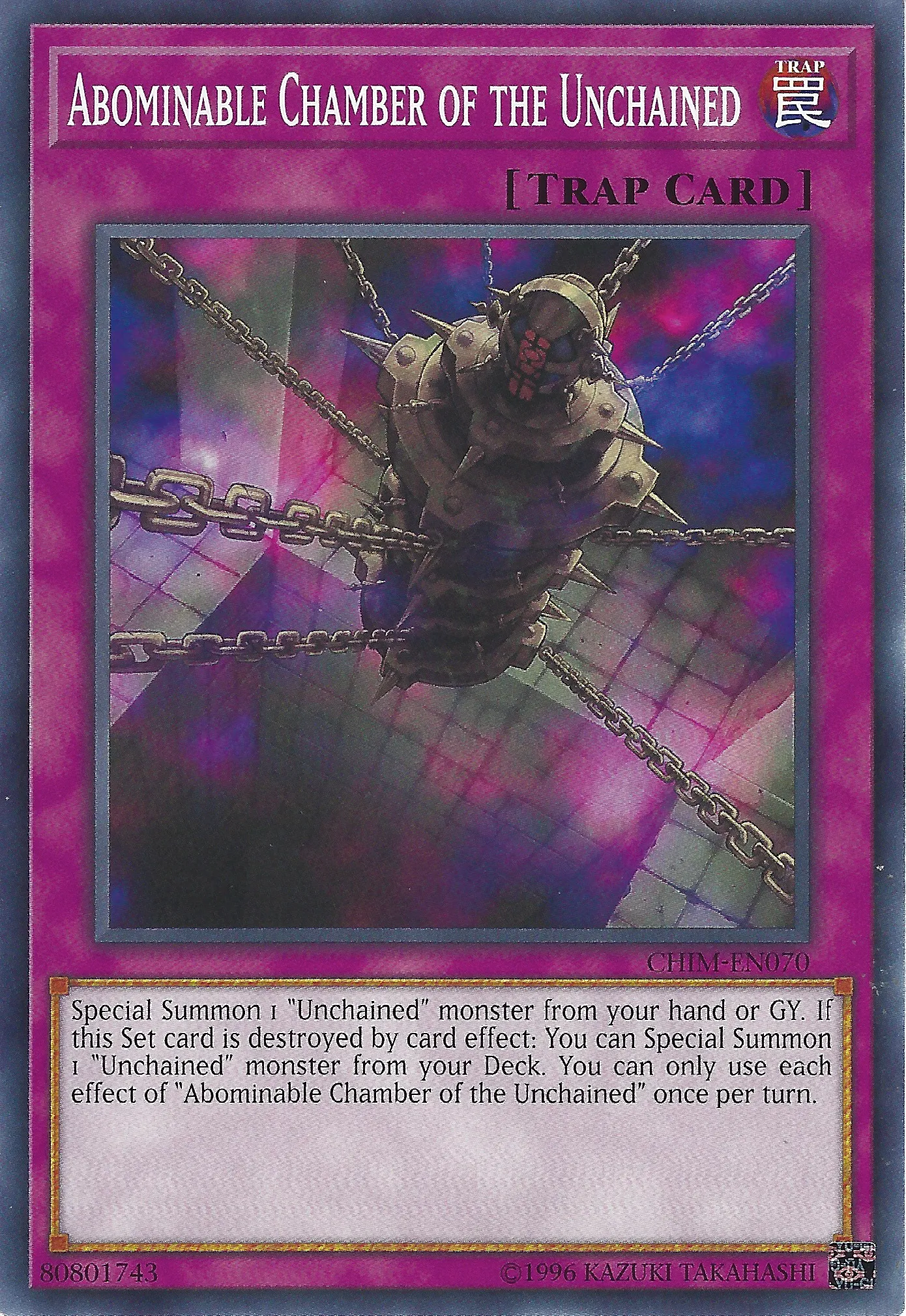 Abominable Chamber of the Unchained — Chaos Impact - Unlimited — Yu-Gi-Oh!