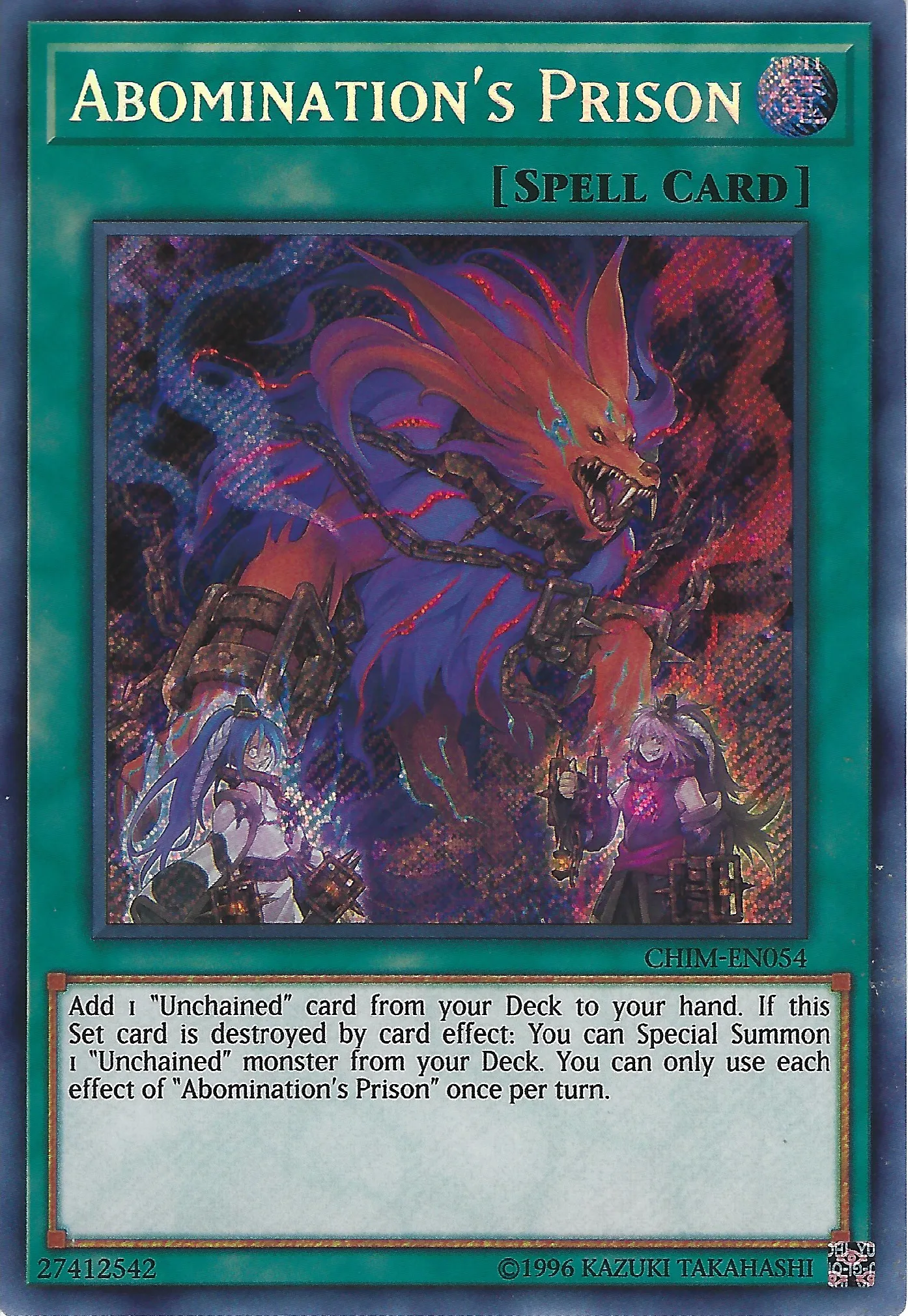 Abomination's Prison — Chaos Impact - Unlimited — Yu-Gi-Oh!