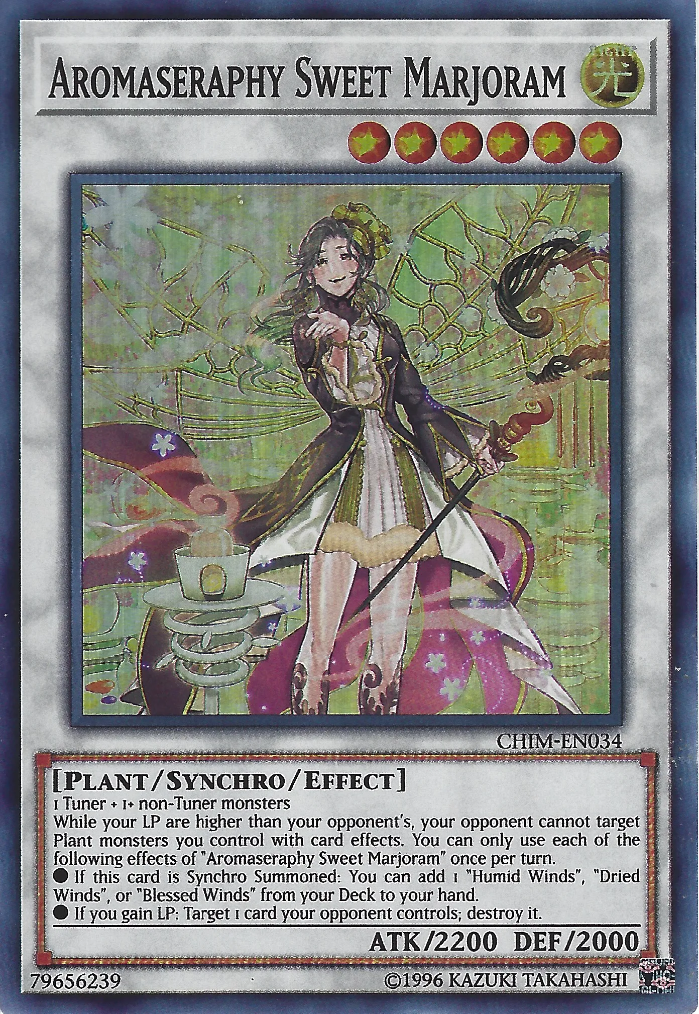 Aromaseraphy Sweet Marjoram — Chaos Impact - Unlimited — Yu-Gi-Oh!