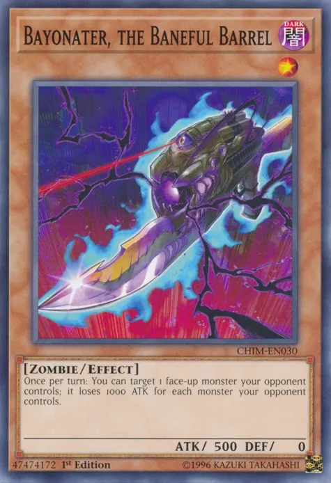 Bayonater, the Baneful Barrel — Chaos Impact — Yu-Gi-Oh!