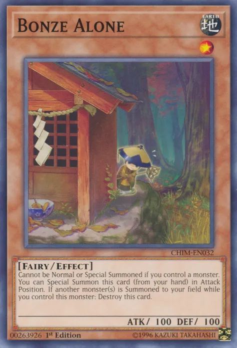 Bonze Alone from Chaos Impact - Yu-Gi-Oh!