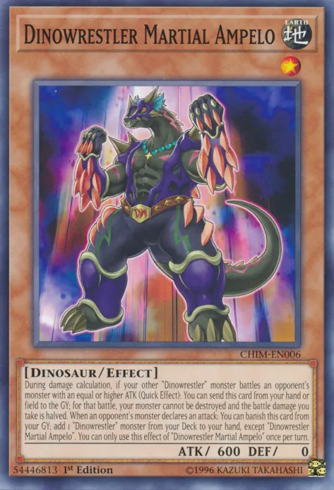 Dinowrestler Martial Ampelo — Chaos Impact — Yu-Gi-Oh!