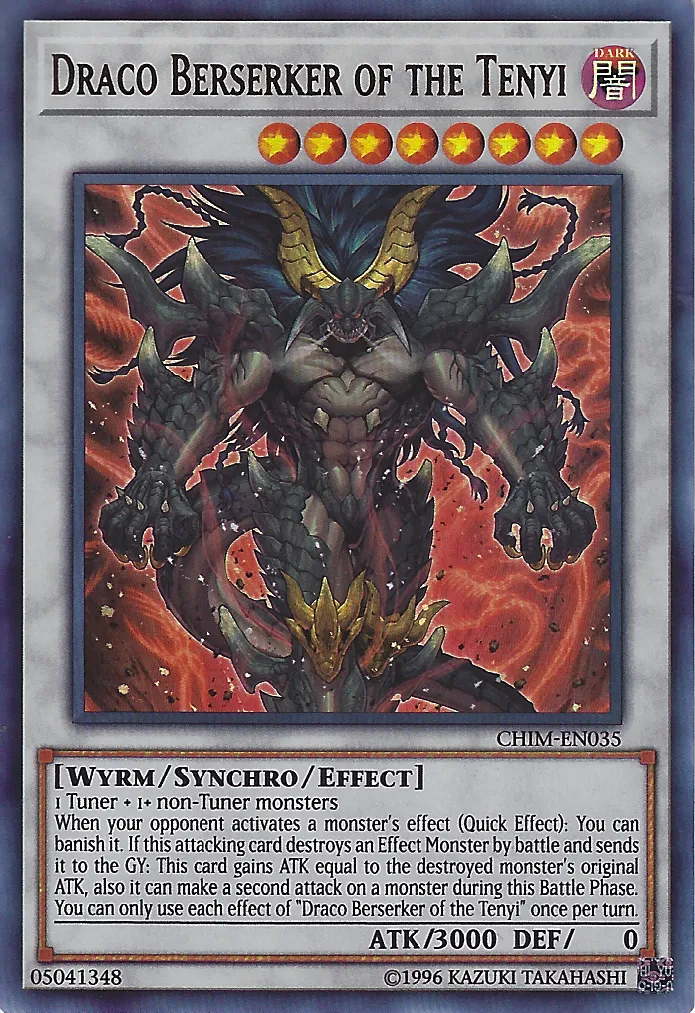 Draco Berserker of the Tenyi — Chaos Impact - Unlimited — Yu-Gi-Oh!