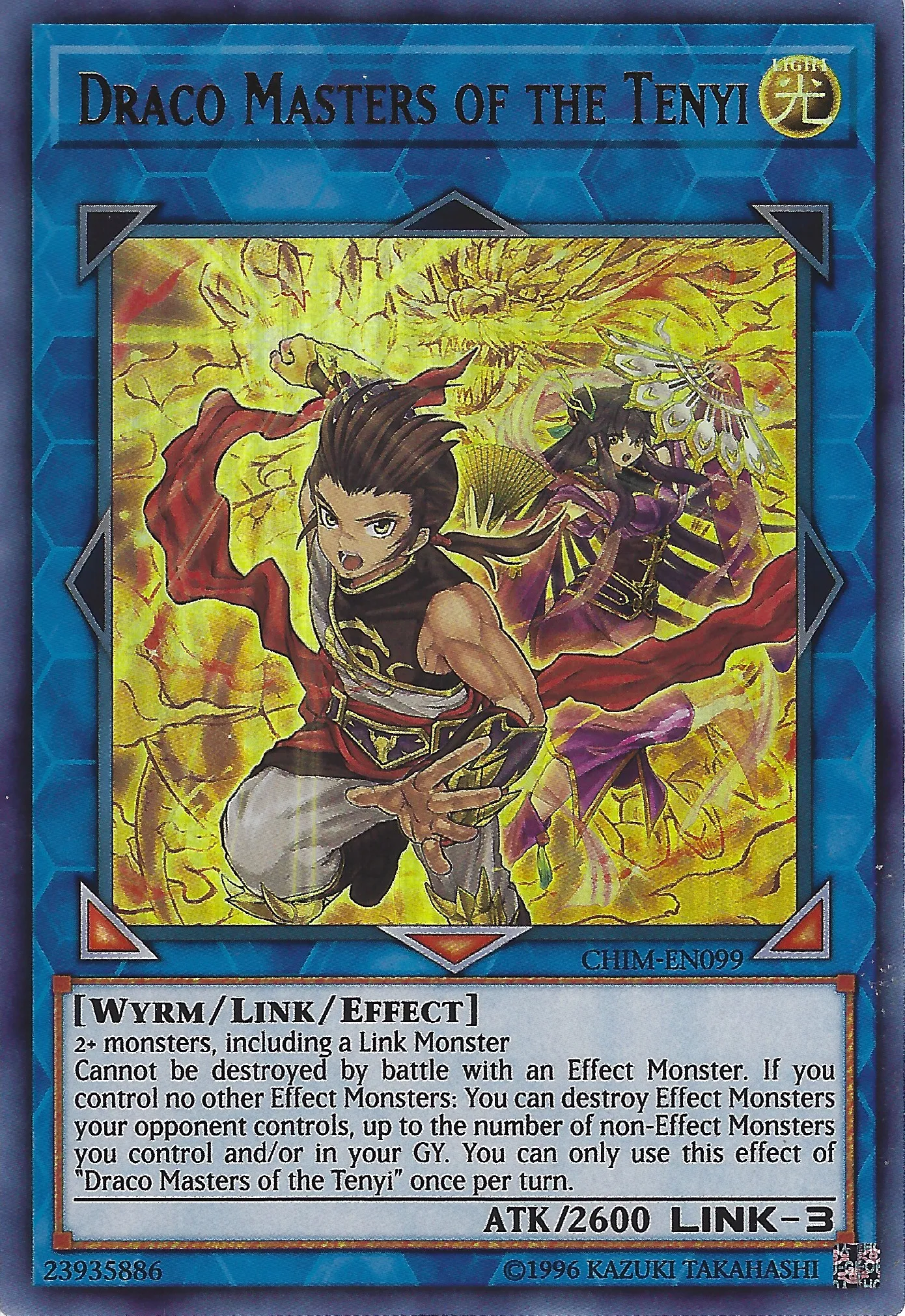 Draco Masters of the Tenyi — Chaos Impact - Unlimited — Yu-Gi-Oh!