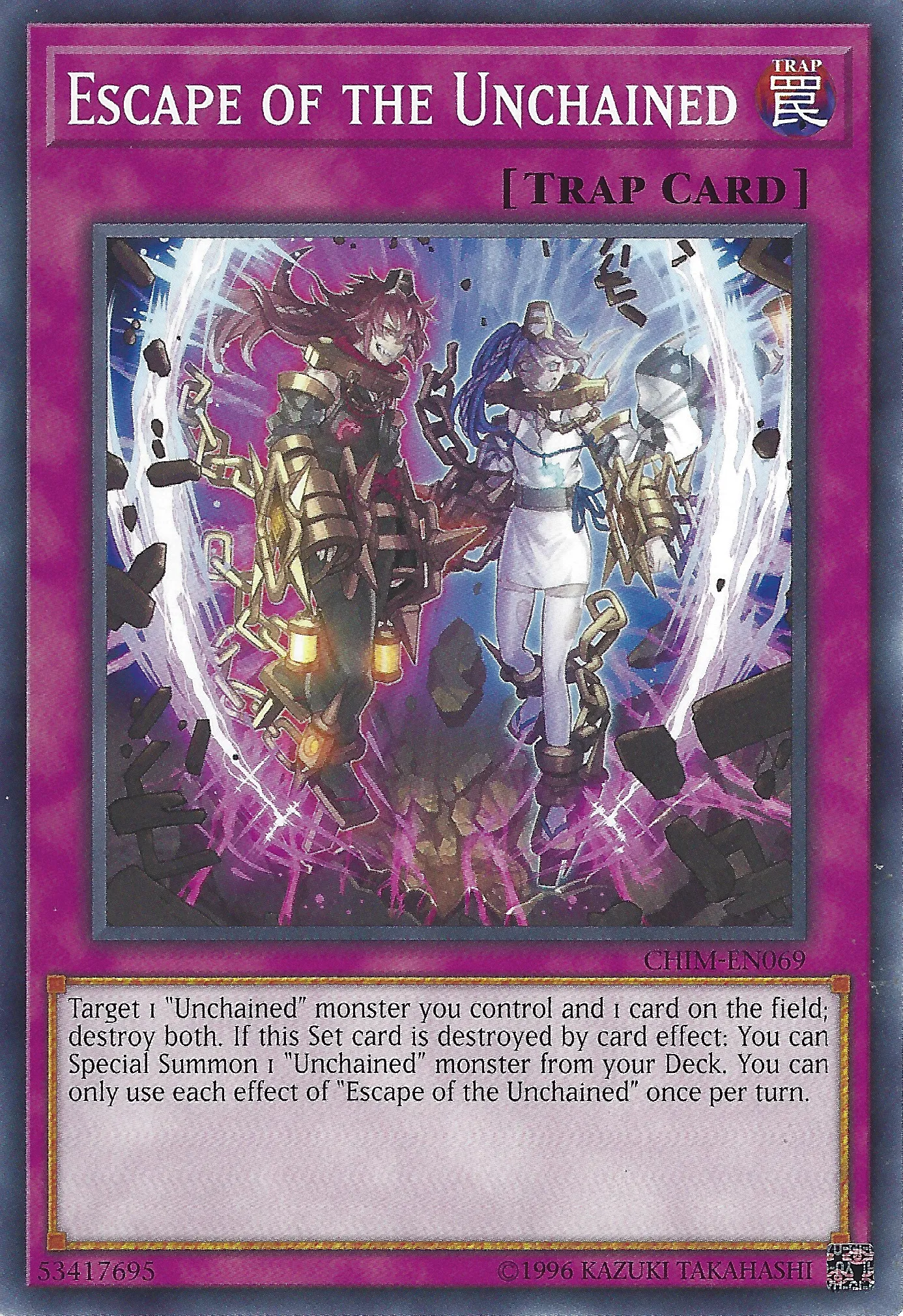 Escape of the Unchained — Chaos Impact - Unlimited — Yu-Gi-Oh!