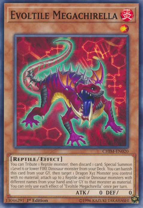 Evoltile Megachirella — Chaos Impact — Yu-Gi-Oh!