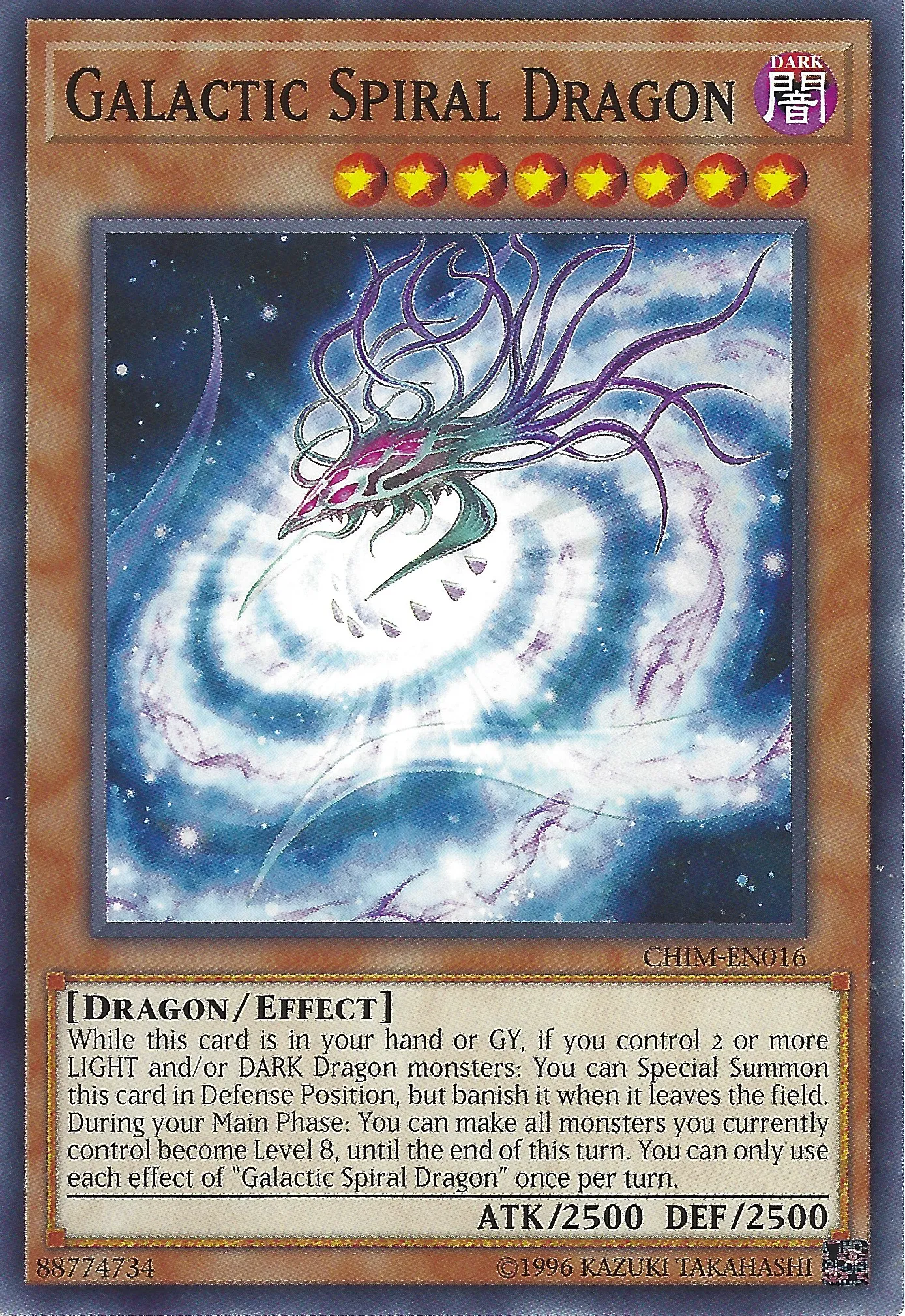 Dragon Galaxie Spirale — Chaos Impact - Unlimited — Yu-Gi-Oh!