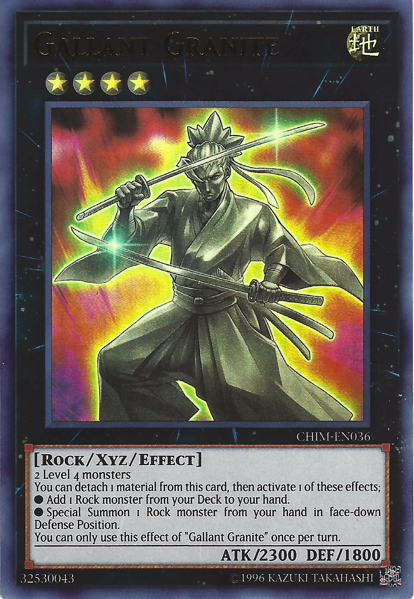 Gallant Granite — Chaos Impact - Unlimited — Yu-Gi-Oh!