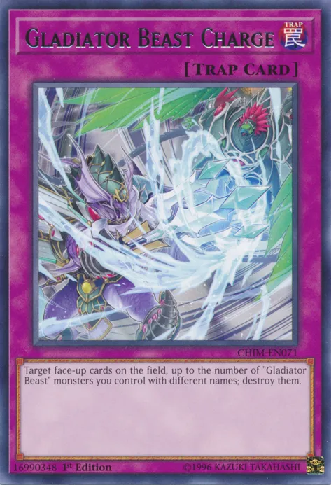 Gladiator Beast Charge — Chaos Impact — Yu-Gi-Oh!