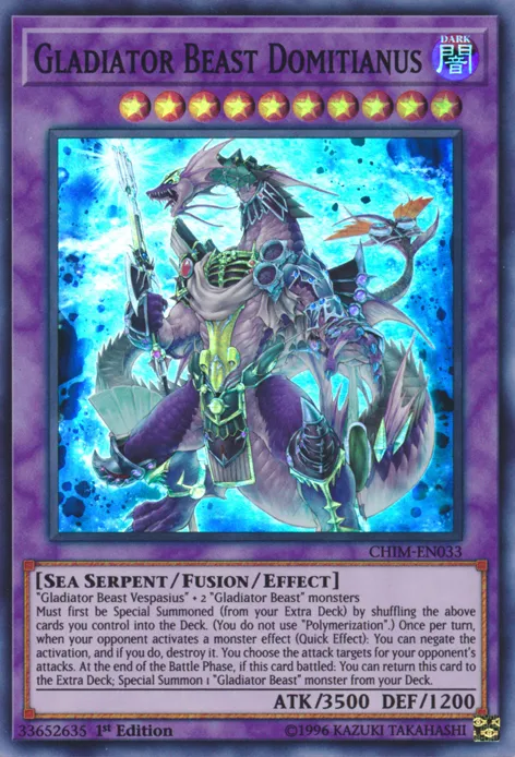 Gladiator Beast Domitianus — Chaos Impact — Yu-Gi-Oh!