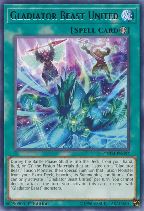 Gladiator Beast United — Chaos Impact — Yu-Gi-Oh!